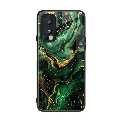 Golden Forest back phone cover | glass case for oneplus nord 2