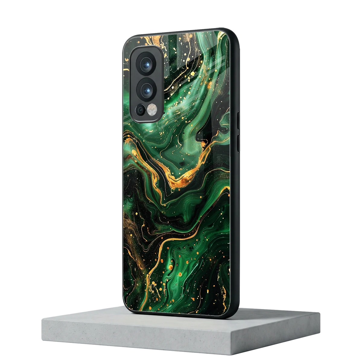 Golden Forest oneplus nord 2 mobile cover | shockproof glass phone case