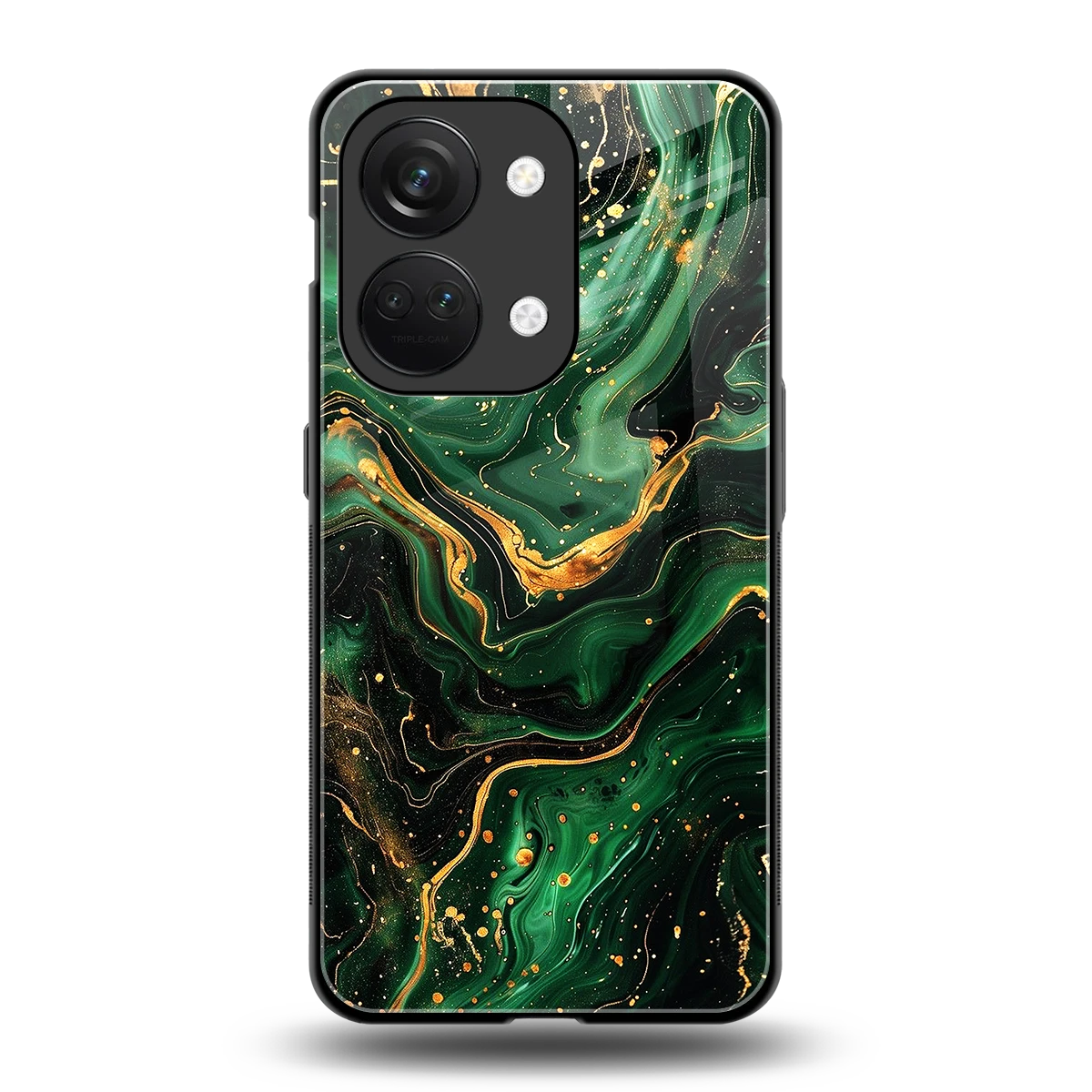 Golden Forest back phone cover | glass case for oneplus nord 3