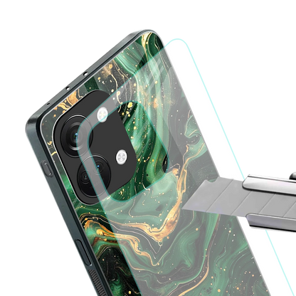 Golden Forest stylish phone case for oneplus nord 3 | glossy glass and slim fit