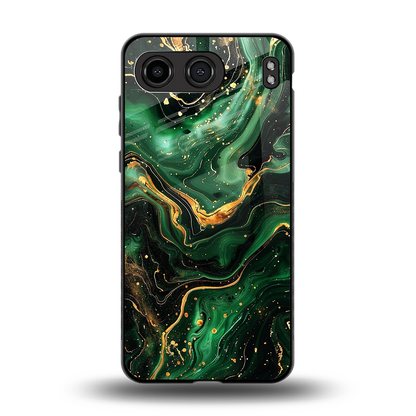 Golden Forest back phone cover | glass case for oneplus nord 4