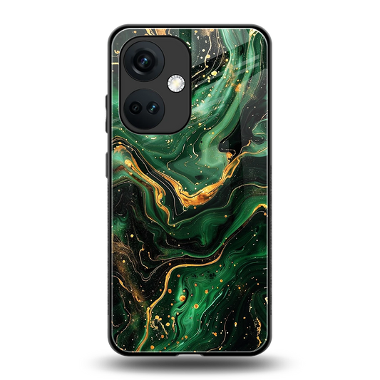 Golden Forest back phone cover | glass case for oneplus nord ce 3