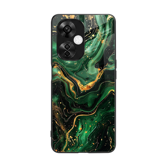 Golden Forest back phone cover | glass case for oneplus nord ce 3 lite