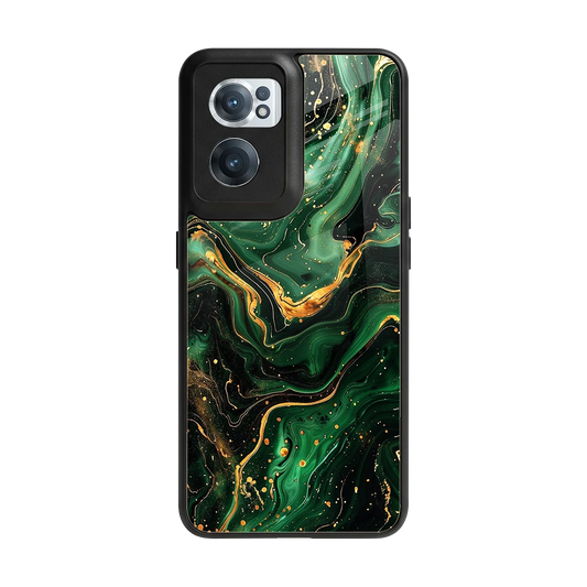Golden Forest back phone cover | glass case for oneplus nord ce 2