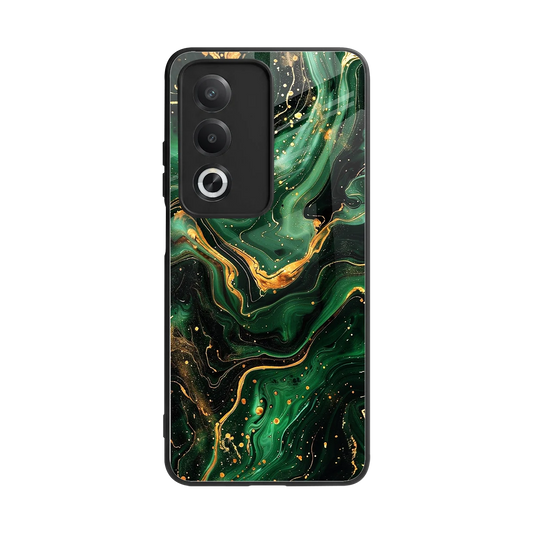 Golden Forest back phone cover | glass case for oppo a3 pro