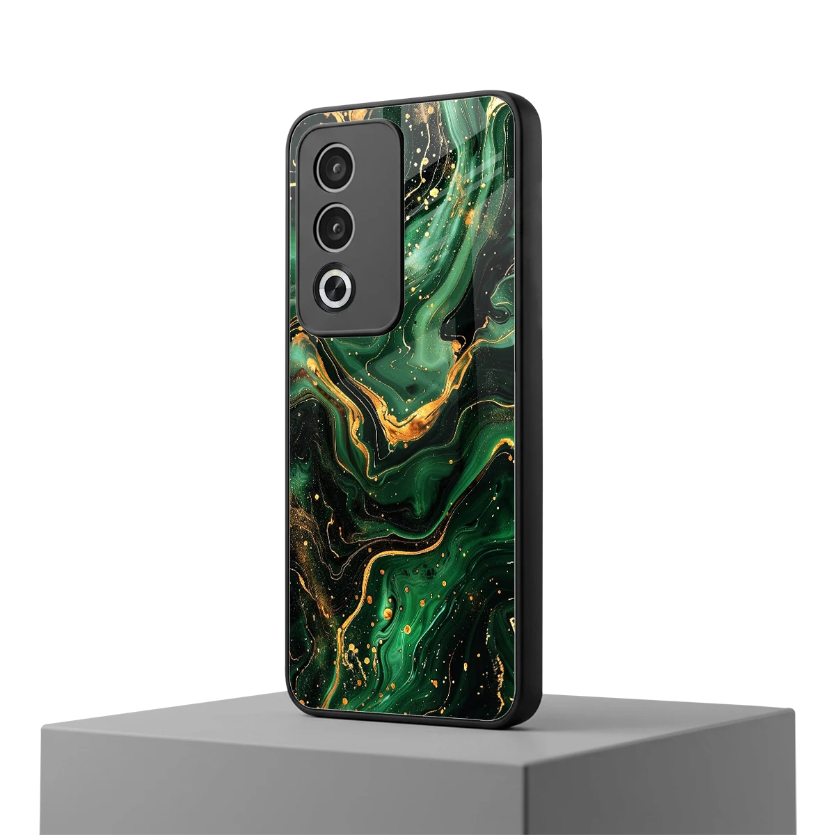 Golden Forest oppo a3 pro mobile cover | shockproof glass phone case