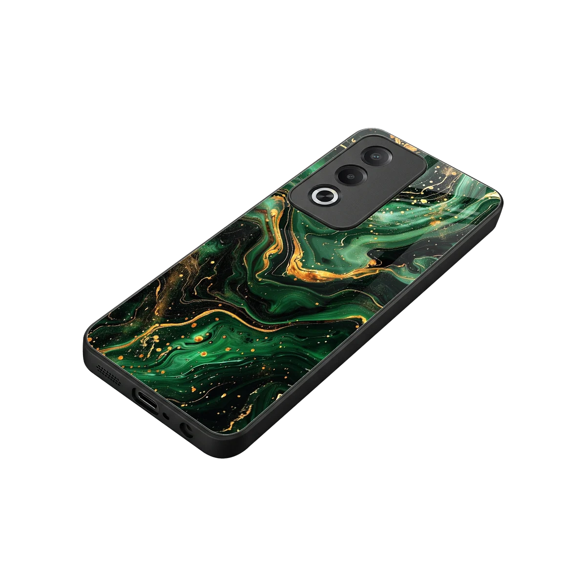 Golden Forest stylish phone case for oppo a3 pro | glossy glass and slim fit