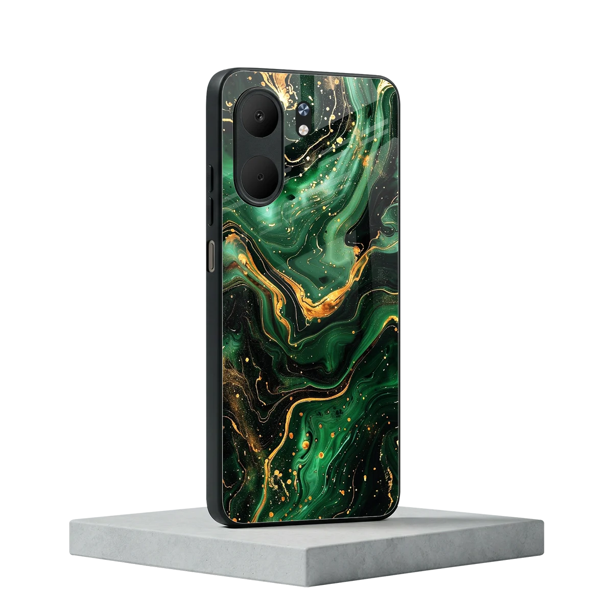 Golden Forest oppo a5x 5g mobile cover | shockproof glass phone case