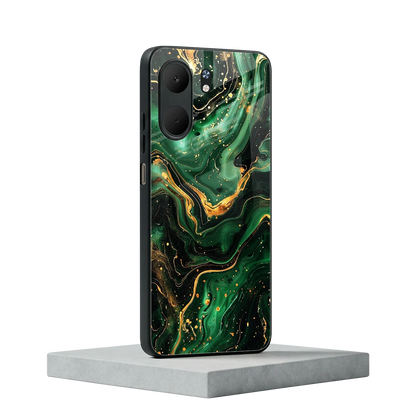 Golden Forest oppo a5x 5g mobile cover | shockproof glass phone case
