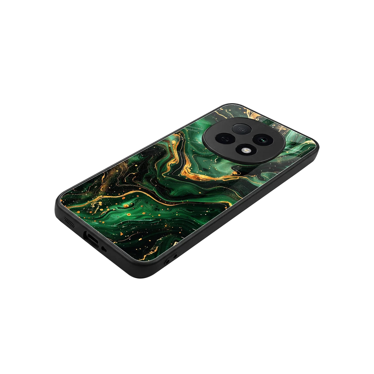 Golden Forest stylish phone case for oppo f29 pro 5g | glossy glass and slim fit