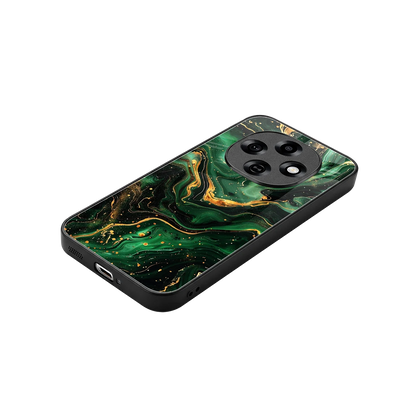 Golden Forest stylish phone case for oppo f31 pro 5g | glossy glass and slim fit