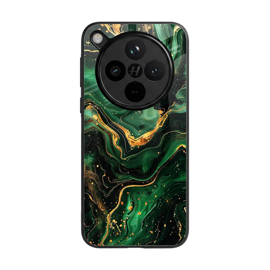 Golden Forest back phone cover | glass case for oppo find x8