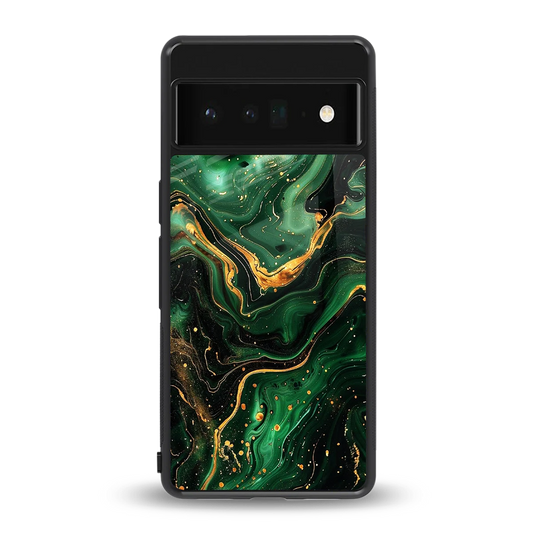 Golden Forest back phone cover | glass case for google pixel 6 pro