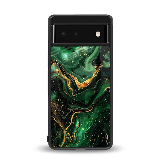 Golden Forest back phone cover | glass case for google pixel 6a