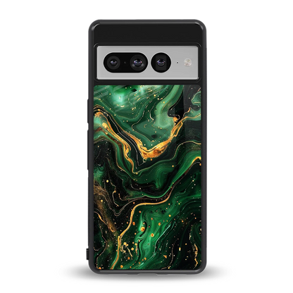 Golden Forest back phone cover | glass case for google pixel 7 pro