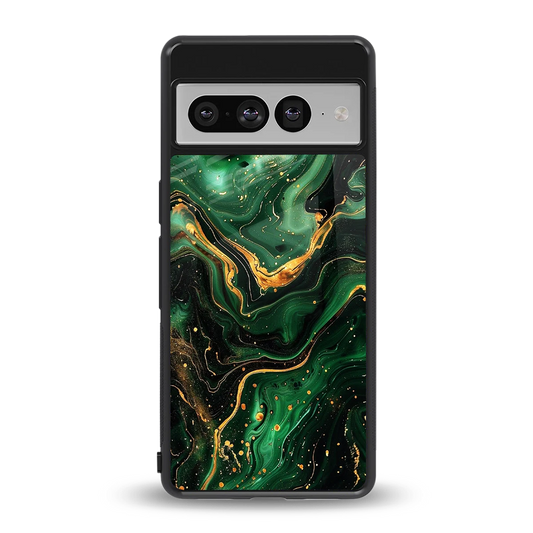 Golden Forest back phone cover | glass case for google pixel 7 pro