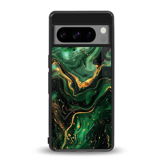 Golden Forest back phone cover | glass case for google pixel 8 pro