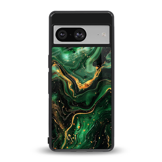 Golden Forest back phone cover | glass case for google pixel 8