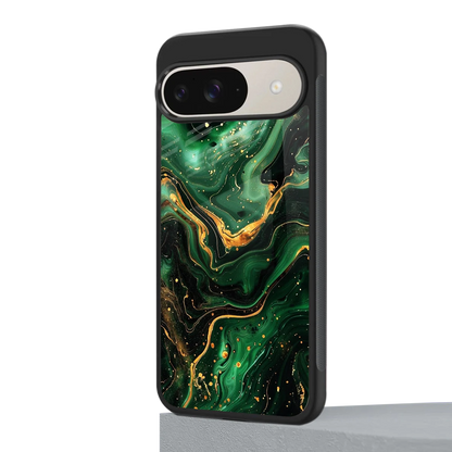 Golden Forest google pixel 9 mobile cover | shockproof glass phone case