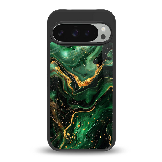 Golden Forest back phone cover | glass case for google pixel 9 pro