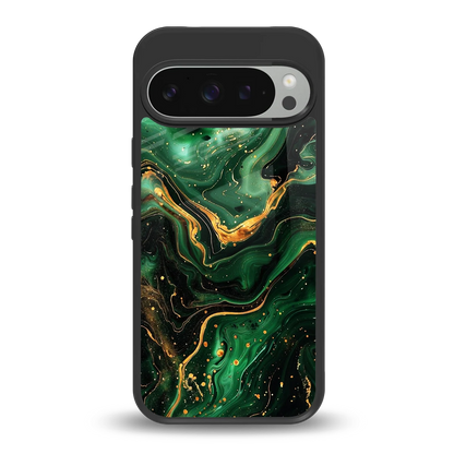 Golden Forest back phone cover | glass case for google pixel 9 pro xl