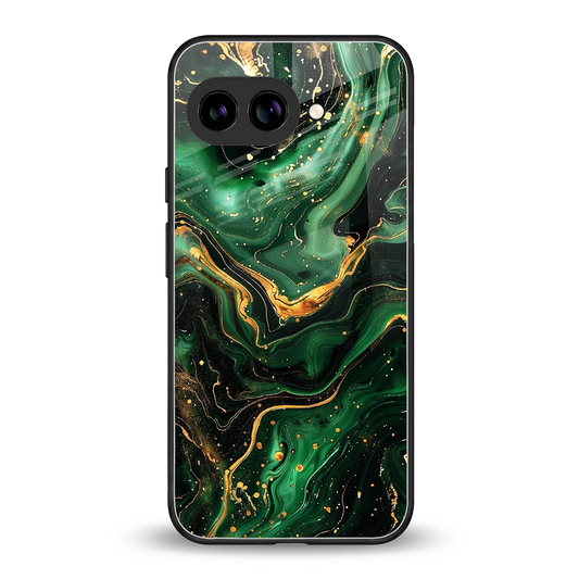 Golden Forest back phone cover | glass case for google pixel 9a