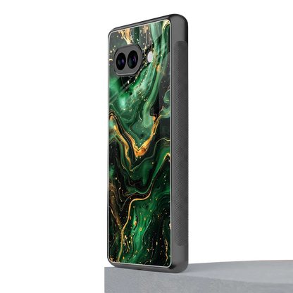 Golden Forest google pixel 10a mobile cover | shockproof glass phone case