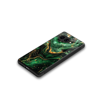 Golden Forest stylish phone case for google pixel 10a | glossy glass and slim fit