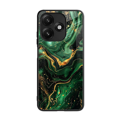 Golden Forest back phone cover | glass case for redmi 12 5g