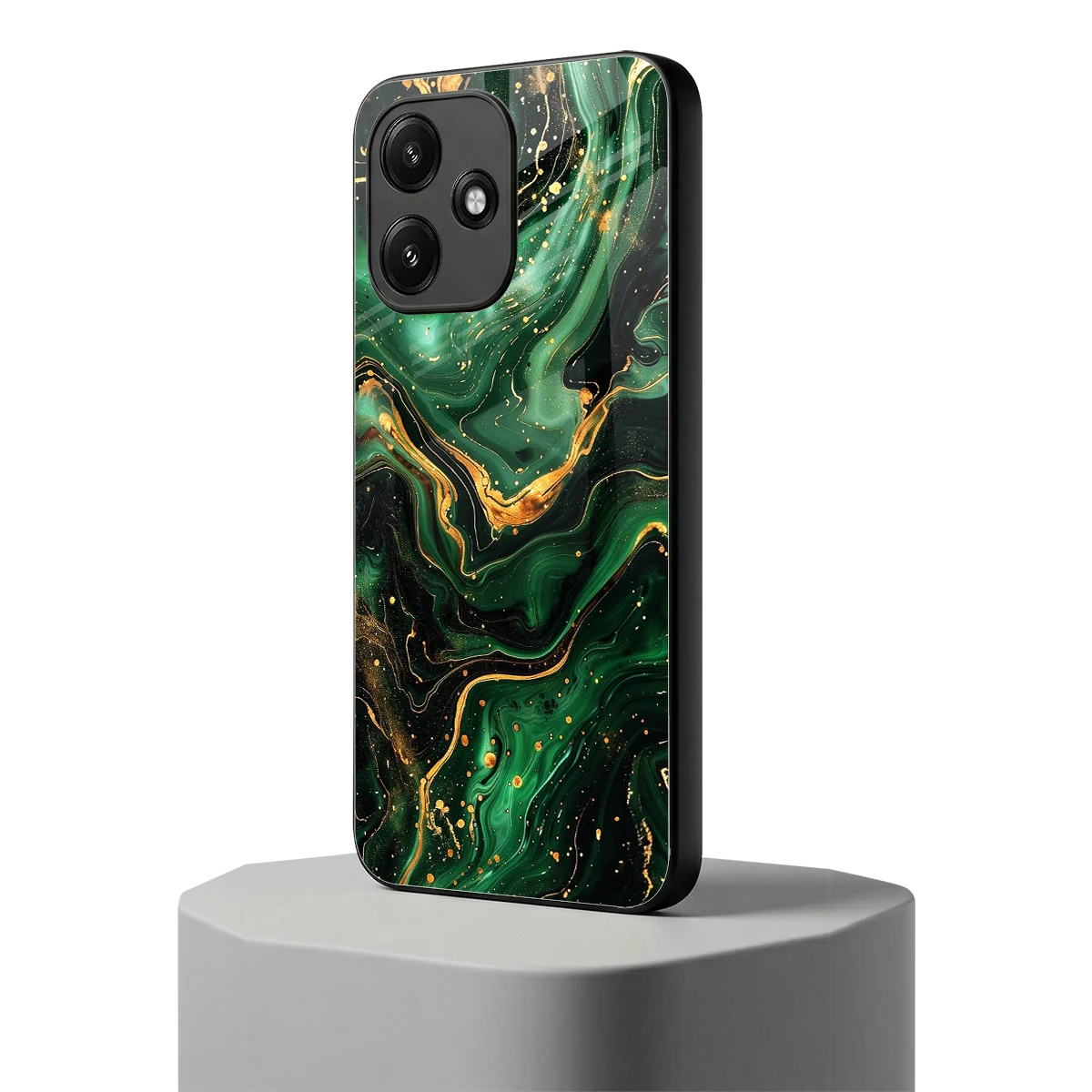 Golden Forest redmi 12 5g mobile cover | shockproof glass phone case