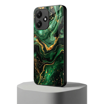 Golden Forest redmi 12 5g mobile cover | shockproof glass phone case