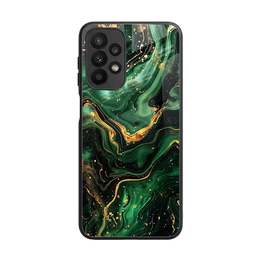 Golden Forest back phone cover | glass case for samsung galaxy a23