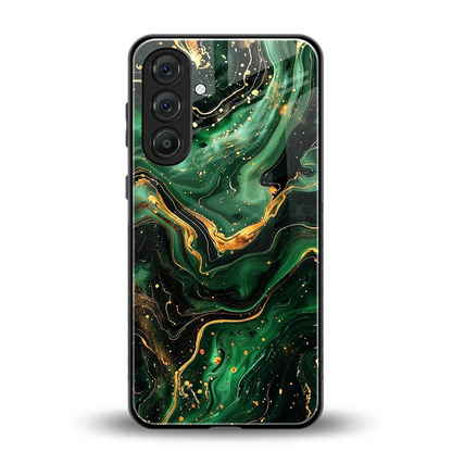 Golden Forest back phone cover | glass case for samsung galaxy a55 5g