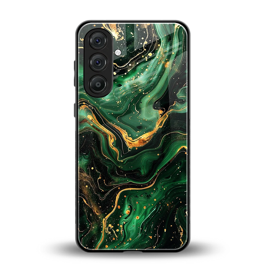 Golden Forest back phone cover | glass case for samsung galaxy m36 5g