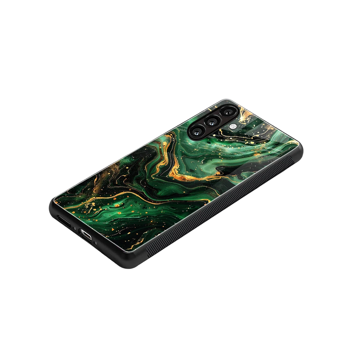 Golden Forest stylish phone case for samsung galaxy a55 5g | glossy glass and slim fit