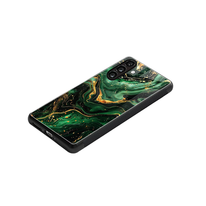Golden Forest stylish phone case for samsung galaxy a37 5g | glossy glass and slim fit
