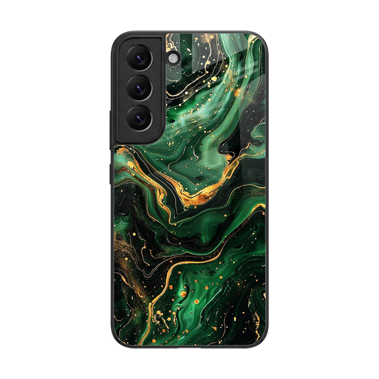Golden Forest back phone cover | glass case for samsung galaxy s22