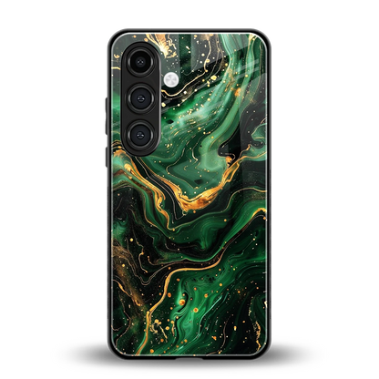 Golden Forest back phone cover | glass case for samsung galaxy s23 plus