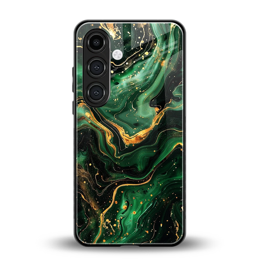 Golden Forest back phone cover | glass case for samsung galaxy s24