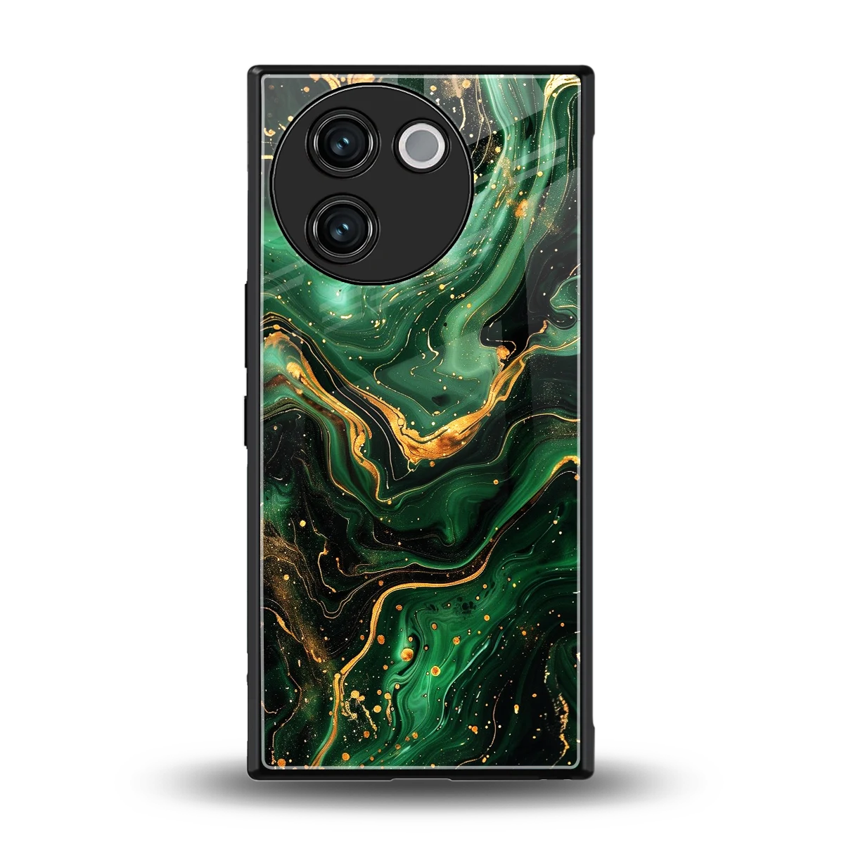 Golden Forest back phone cover | glass case for vivo v30e