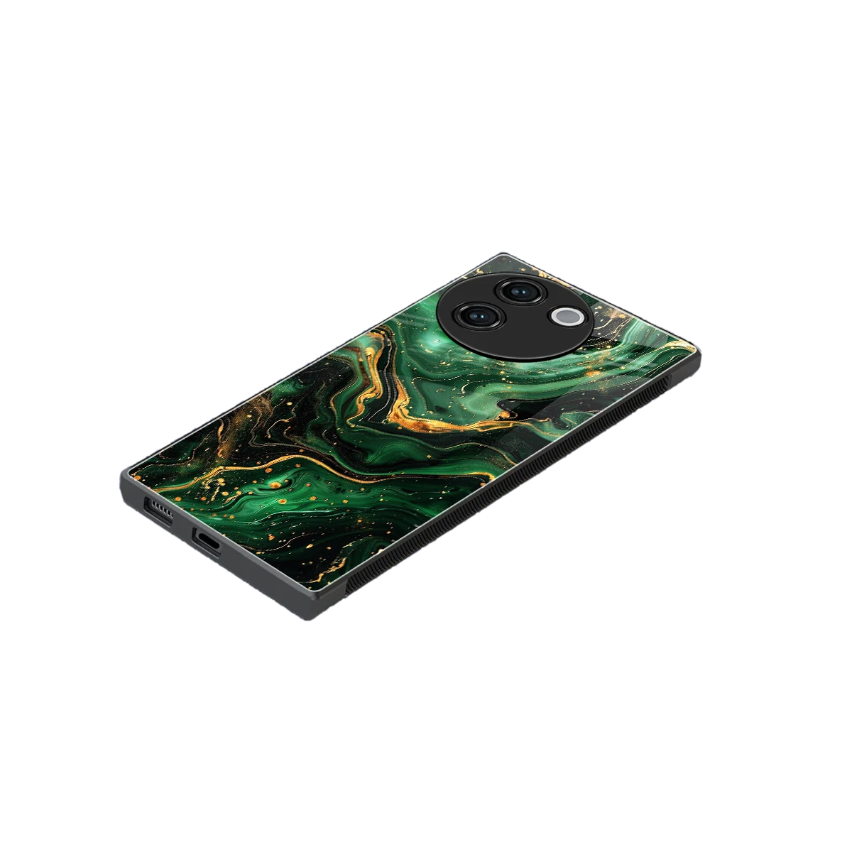 Golden Forest stylish phone case for vivo v30e | glossy glass and slim fit