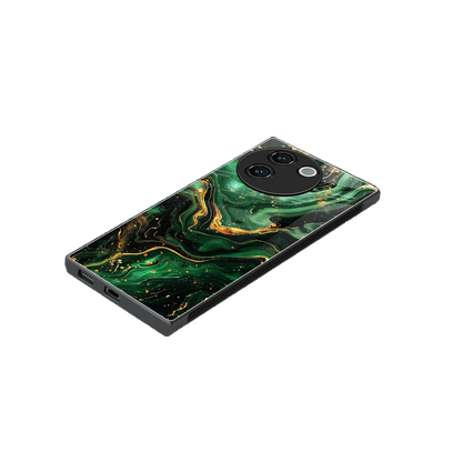 Golden Forest stylish phone case for vivo v30e | glossy glass and slim fit
