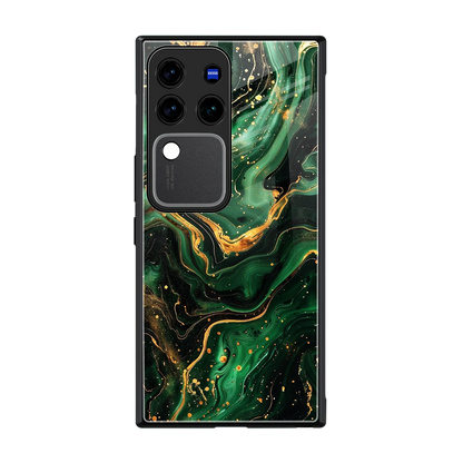 Golden Forest back phone cover | glass case forvivo v30 pro