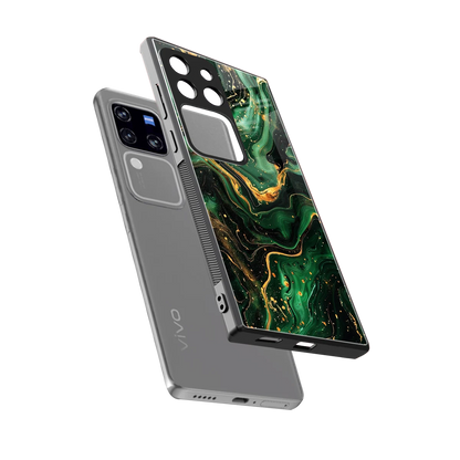 Golden Forest sleekvivo v30 pro cover with tempered glass back and TPU edges
