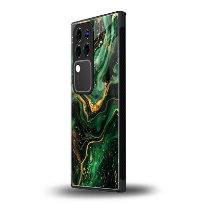 Golden Forestvivo v30 pro mobile cover | shockproof glass phone case