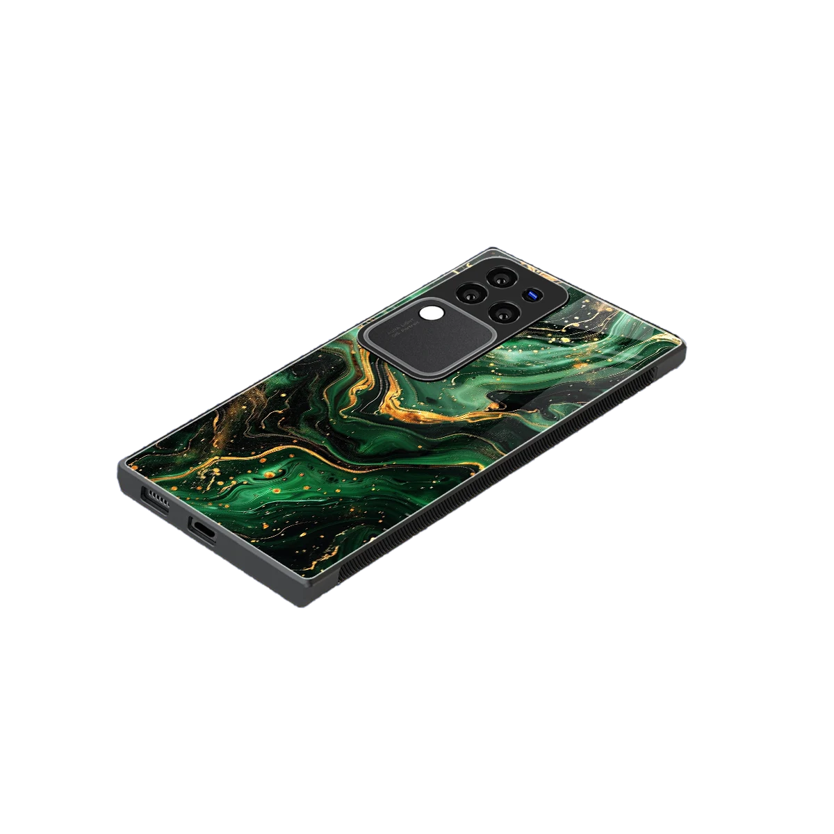 Golden Forest stylish phone case forvivo v30 pro | glossy glass and slim fit