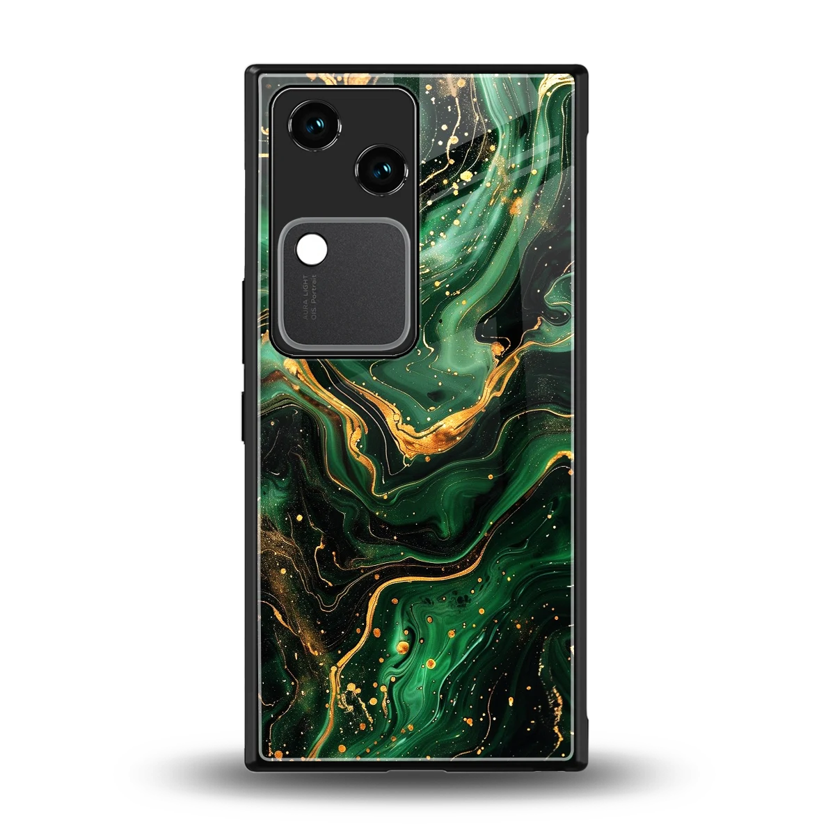 Golden Forest back phone cover | glass case for vivo v30