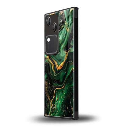 Golden Forest vivo v30 mobile cover | shockproof glass phone case