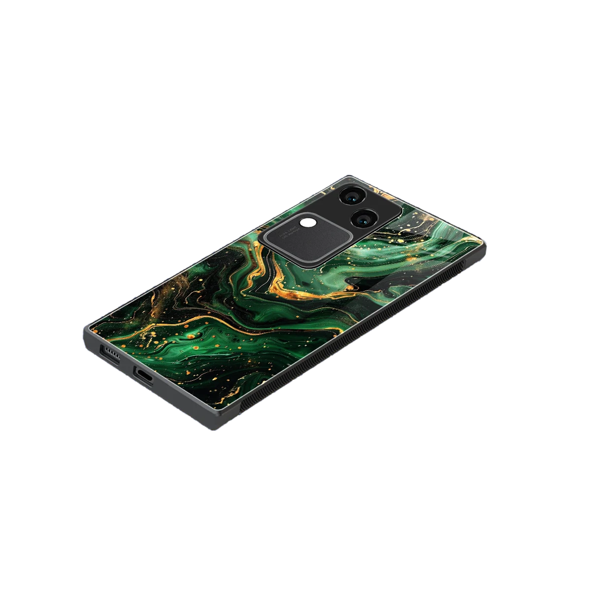 Golden Forest stylish phone case for vivo v30 | glossy glass and slim fit