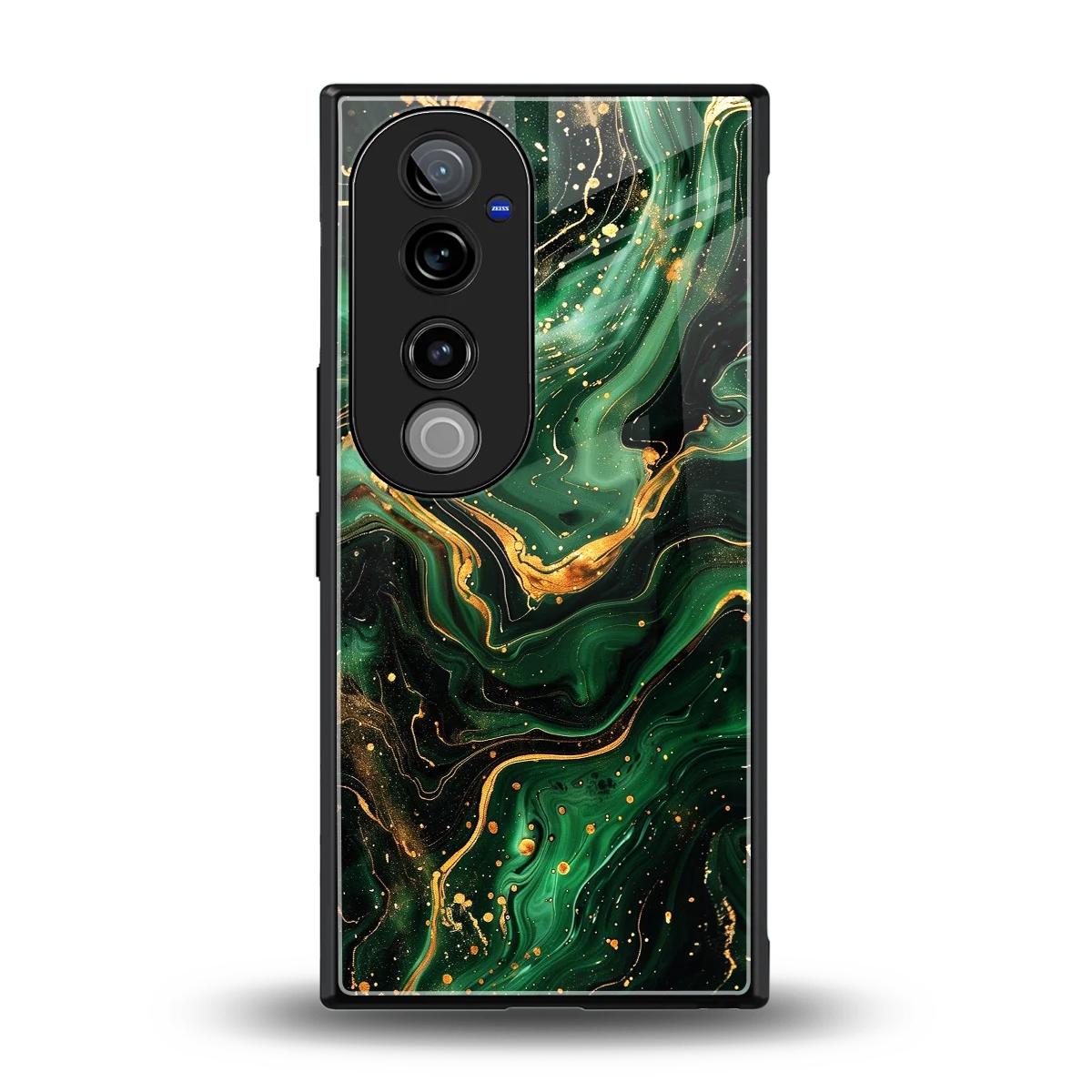 Golden Forest back phone cover | glass case for vivo v40 pro